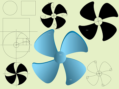 Fan Propeller Design adobe fan illustrator industrial industries industry print propeller