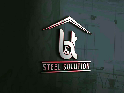 B&T Steel Solution 2d branding brands business company corporate designlogo dribble flat logo logodesign logodesigner logoinspirations logonew logoplace logotipo logotype minimal project typography