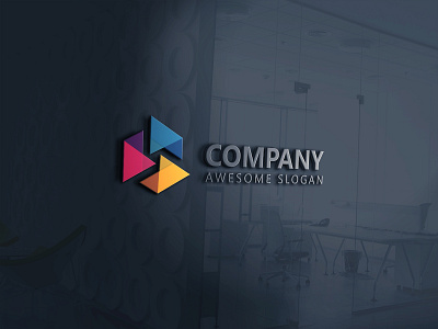 Awesome Corporate Logo Design 2d branding business company corporate design dribble flat logo logo design marketing