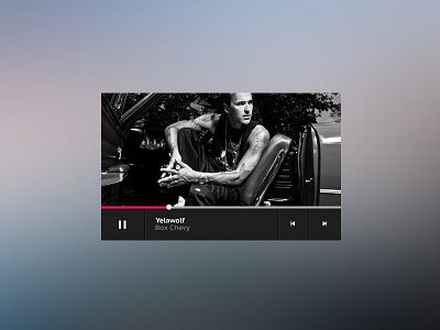 Compact Music Player clean design modern photoshop sexy simple ui ux