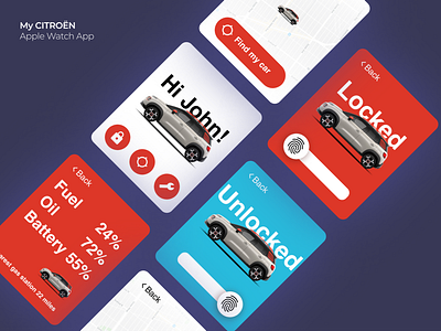 My Citroën - Apple Watch concept App