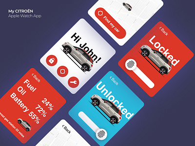 My Citroën - Apple Watch concept App