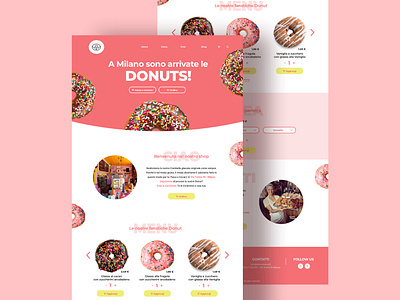 Donut Worry - Website UI