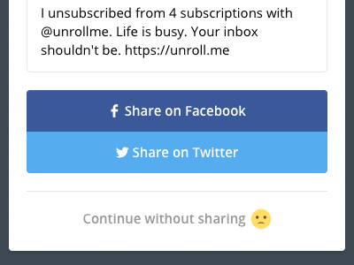 Using emoji to influence conversions cta emoji gif modal share