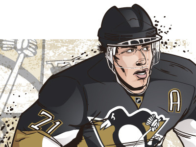 Malkin 71 Caicedo hockey illustration malkin