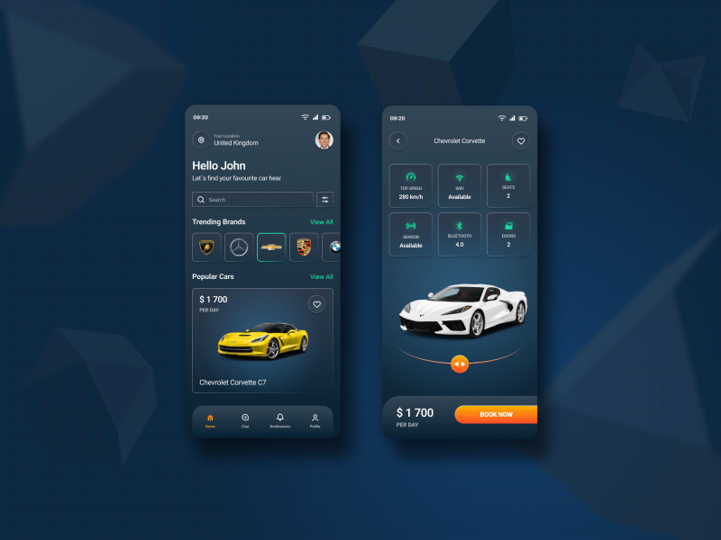 Car Rental App Concept car concept design mobile mobile app mobile concept mobile uiux rental car ui ux