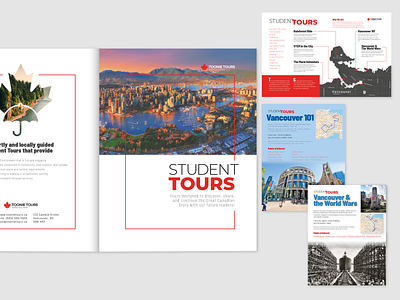 Brochure for Toonie Student Tours