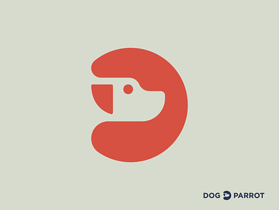 Dog & Parrot dog logo flat graphic designer logo logobook logodesign logodesigner logodesignersclub logoinspiration minimalist logo negativespacelogo parrot simple