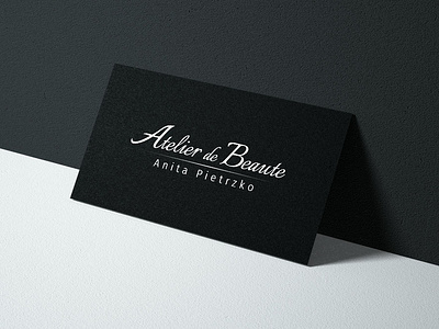 Alterier de Beaute - Anita Pietrzko logo beaute logo beauty salon branding beauty salon logo business card design design logo logo design nails salon piękności