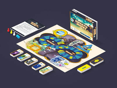 Isometric BoardGame boardgame boardgamedesign design gamedesign graphic design isometric package packaging