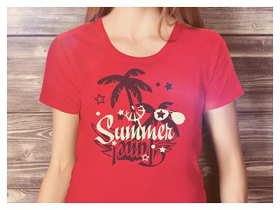 Summer Time design graphic design print summer summertime tshirt vector woman womancloshing