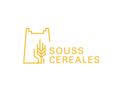 Souss cereales - logo branding design illustration logo yellow