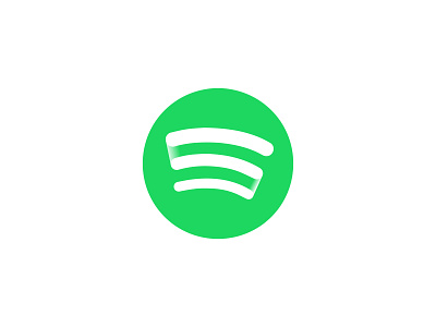 Spotify Rebranded Logo Concept branding creative design green icon illustration letter logo music music logo rebrand renowned s s letter spotify stream symbol vector
