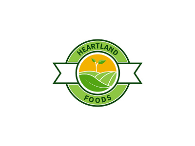 Farming Logo agri agriculture branding creative crops design farm farming graphic design illustration land landmark logo organic vector