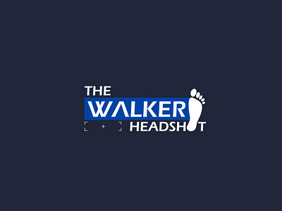 The Walker Headshot Logo branding creative design illustration logo typography vector