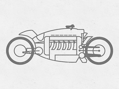 Dodge Tomahawk Pictogram icon illustration motorcycle pictogram vector