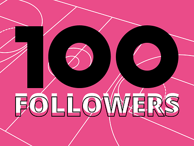 100 Followers! 100 celebration followers thank you