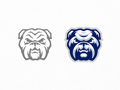 Bulldog angry animal branding bulldog design dog esport logo mascot pet serious sketch sport team vector