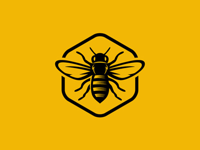 Bee bee health hive honey honeycomb hornet icon logo