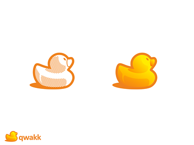 qwakk animal bird branding character comic design duck farm hunting illustration logo mascot store toy vector