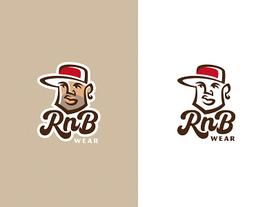 RnB apparel cartoon character comic cool design gang gangsta hat illustration logo man mascot rap sport street t-shirt team vector wear