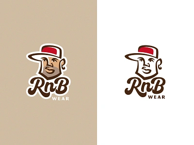 RnB apparel cartoon character comic cool design gang gangsta hat illustration logo man mascot rap sport street t shirt team vector wear