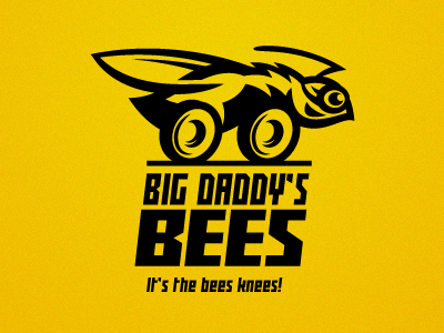 Big Daddy's Bees auto bee car hornet logo