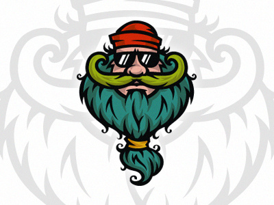 Bearded beard bearded cool fun hippie hipster joke mustache old man rasta t shirt vector
