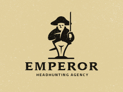 Emperor branding emperor identity logo patriot pirate soldier sword warrior