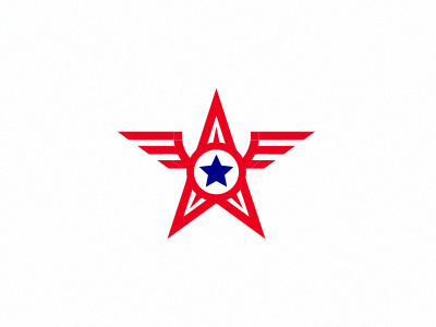 Army Star army logo organization patriot patriotic sign soldier star veteran wings
