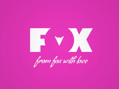 Fox body erotic fox intim lady lingerie logo love mascot negative space sex shop