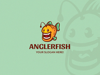 Anglerfish anglerfish animal cartoon design esport fish hunter illustration kids logo mascot nature photoshop piranha predator team toy wild