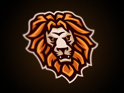 Lion angry animal cat design esport head lion logo mascot predator sport team tiger vector wild