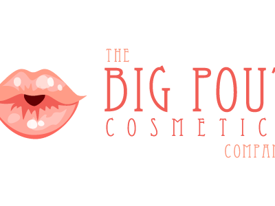 Big Pout cosmetics eccentric std identity illustration lips logo pink