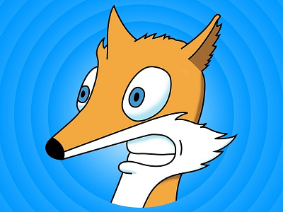 Foxy focs illustration print