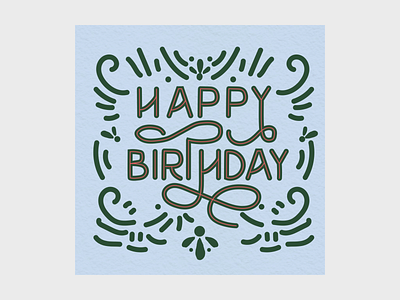 Happy Birthday art design illustration illustrator ipad ipadpro vector