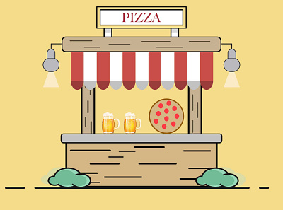 Pizza affinity designer art design illustration illustrator italian pizza vector