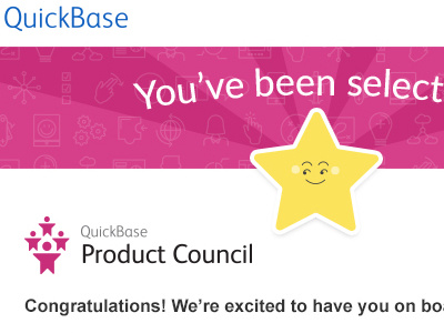 A cheery email illustration quickbase