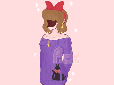Modern Witch aesthetic aesthetics anime branding computer art concept art design fashion fashion art fashion design fashion drawing huion illustration inspired kikis delivery service studio ghibli