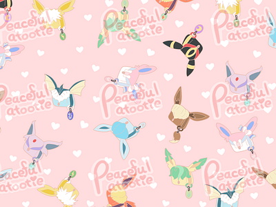 Eeveeolution Desktop Wallpaper aesthetics anime branding computer art concept art design desktop background desktop wallpaper fashion fashion art fashion design huion illustration inspired pastel pokedex pokemon sticker art wallpaper