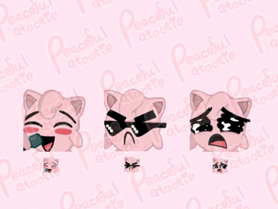 Pokemon - Jigglypuff Emote Set