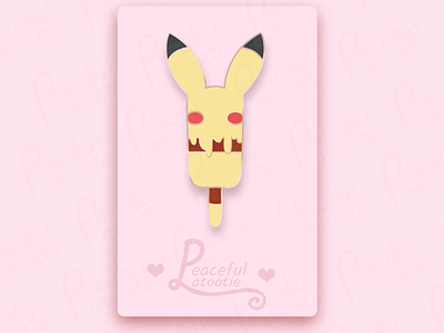 Pikachu Ice Cream (Pin Mock Up)