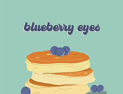 Blueberry Eyes digital art digital drawing food food illustration illustration