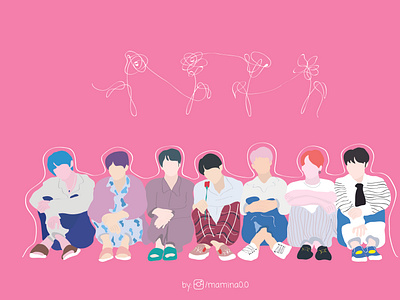 Love Yourself 01 art bangtanfanart bts btsfanart character art digital art illustration loveyourself mapofthesoul