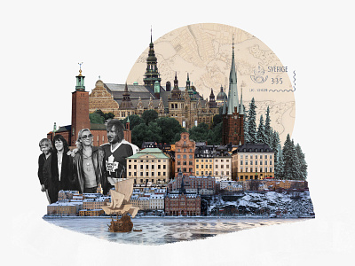 Stockholm 30 day challenge collage photo collage photo illustration stockholm