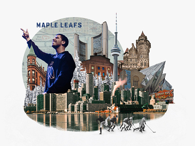 Toronto 30 day challenge collage photo collage photo illustration toronto