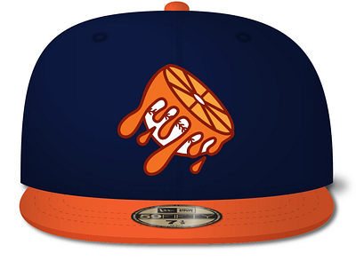 Orlando Juicers Hat baseball branding clink room embroidery illustration logo sports ui vector