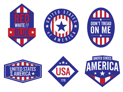 American Themed Badges badges murica practice usa