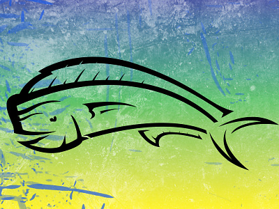 Dorado brand dorado fish icon logo