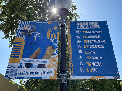 UCLA Schedule Banners